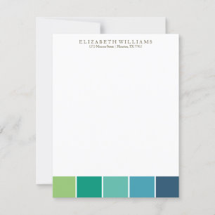 Koel kleurenblokken Dank u wel kaarten