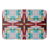 Koel kleurig Abstract Badmat (Voorkant)