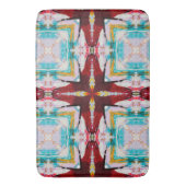 Koel kleurig Abstract Badmat (Voorkant Verticaal)