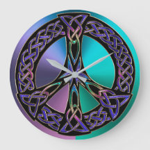 Koel kleurige Keltische knoop voor vredeblokkering