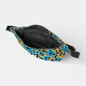 Koel Kleurrijk Abstract Luipaard Patroon Monogram Heuptasje (Open)