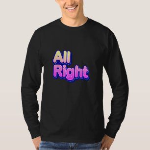 Koel kleurrijk Alle juiste grafische T - shirts Ko