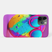 Koel kleurrijk ei Case-Mate iPhone case (Achterkant (horizontaal))