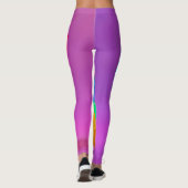Koel kleurrijk ei leggings (Achterkant)