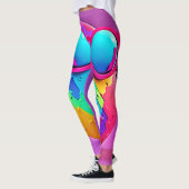Koel kleurrijk ei leggings (Links)