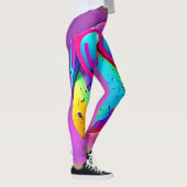 Koel kleurrijk ei leggings (Rechts)