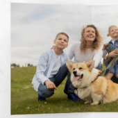 Koel, kleurrijk, fijne multifoto drieluik kaart (Binnenzijde eerst)