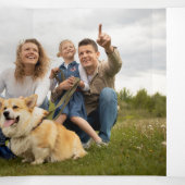 Koel, kleurrijk, fijne multifoto drieluik kaart (Binnenkant midden)