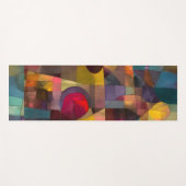 Koel Kleurrijk Geometrisch Abstract Ontwerp Yogamat (Voorkant (horizontaal))