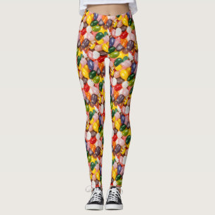 Koel kleurrijk zoet paasbrood Snoep Leggings