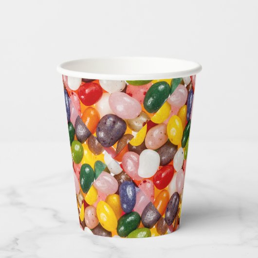 Koel kleurrijk zoet paasbrood Snoep Papieren Bekers (Achterkant)