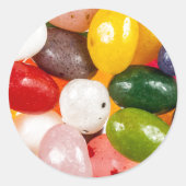 Koel kleurrijk zoet paasbrood Snoep Ronde Sticker (Voorkant)