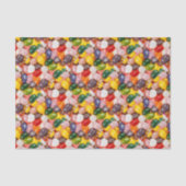 Koel kleurrijk zoet paasbrood Snoep Tissuepapier (Voorkant)