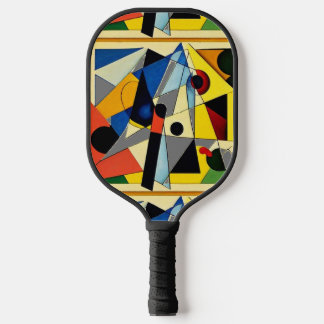 Koel kleurrijke Abstracte vormen Pickleball Paddle