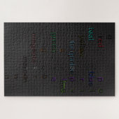 Koel, kleurrijke, bijna vaste zwarte puzzels (Horizontaal)