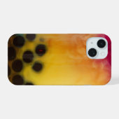 Koel Kleurrijke Bubble Tea iPhone 15 Case (Achterkant horizontaal)