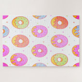 Koel Kleurrijke Donuts Legpuzzel (Horizontaal)