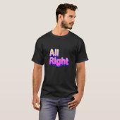 Koel Kleurrijke Goed Quotes Grafische T-shirts Koe (Voorkant volledig)