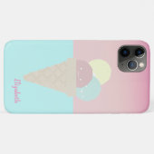 Koel Kleurrijke IJshoorntjes - Gepersonaliseerd Case-Mate iPhone Case (Achterkant (horizontaal))