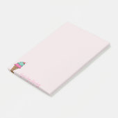 Koel Kleurrijke IJshoorntjes - Gepersonaliseerd Post-it® Notes (Schuin)