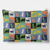 Koel kleurrijke katten op vierkantspleinen etui (Achterkant)