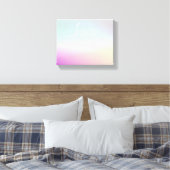 Koel Kleurrijke Ombre Verlopen & Uw Script Canvas Afdruk (Insitu (Slaapkamer))