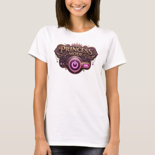 Koel Kleurrijke PRINSES MODUS 3D Tekst Kunst T-shirt