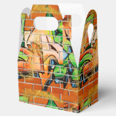 Koel kleurrijke stedelijke graffiti met Faux Glitt Bedankdoosjes (Geopend)