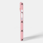 Koel Kleurrijke "XOXO" Hartjes Valentijnsdag Case-Mate iPhone Case (Achterkant / Links)