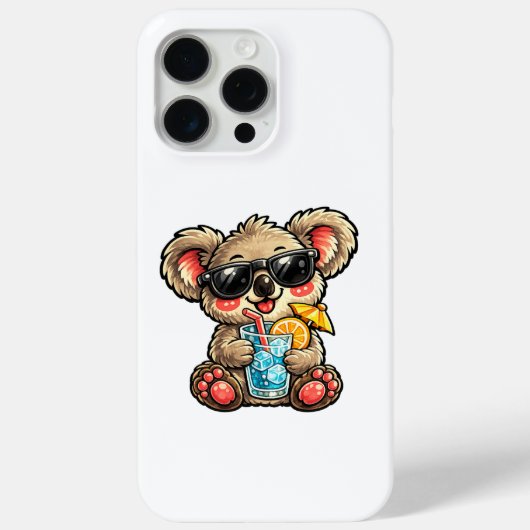 Koel Koala Drank Case-Mate iPhone Case (Achterkant)