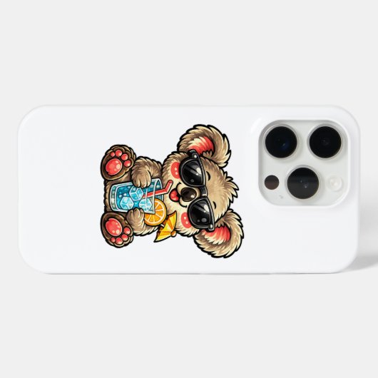 Koel Koala Drank Case-Mate iPhone Case (Achterkant (horizontaal))