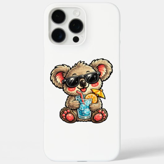 Koel Koala Drank Case-Mate iPhone Case (Achterkant)