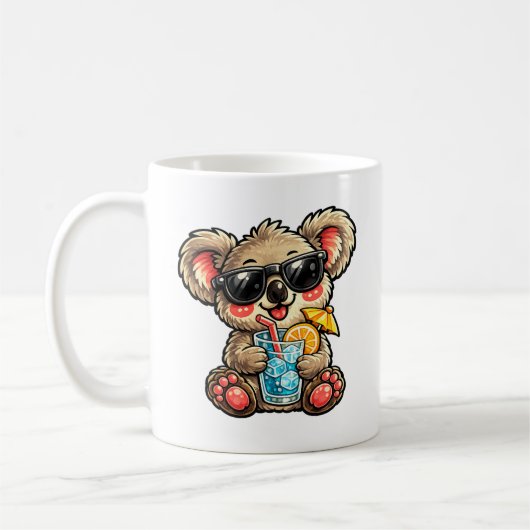 Koel Koala Drank Koffiemok (Links)