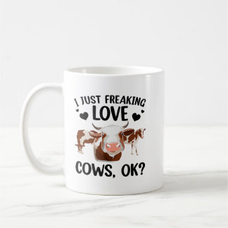 Koel Koeien voor mannen Koe Lover Farmer Fa Koffiemok