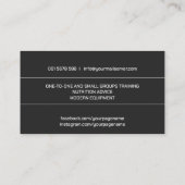 Koel koele autobus visitekaartje (Achterkant)