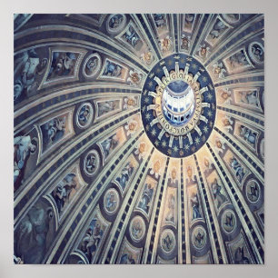 Koel-/koepelplafond Poster