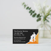 Koel-koeriers- en leveringsservices visitekaartje (Staand voorkant)
