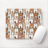 Koel koffie katten muismat (Met muis)