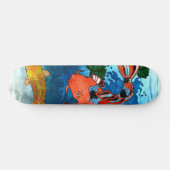 Koel Koi Vis Skateboard - Aangepaste Maten (Horizontaal)