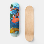 Koel Koi Vis Skateboard - Aangepaste Maten (Voorkant)