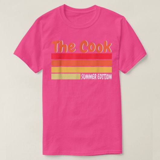 Koel koken  Gezegde Cook T-shirt (Design voorkant)