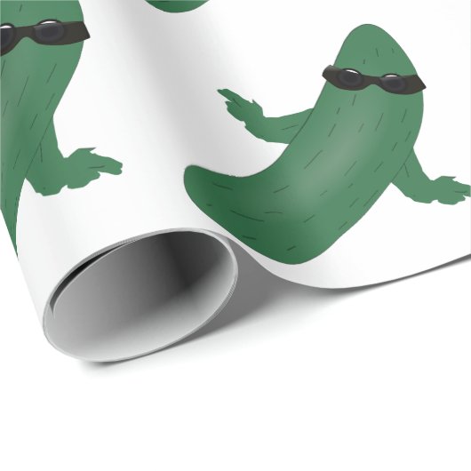 Koel komkommer cadeaupapier (Rol Hoek)