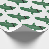 Koel komkommer cadeaupapier (Hoek)