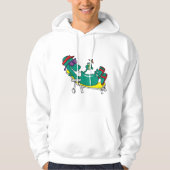 Koel komkommer hoodie (Voorkant)