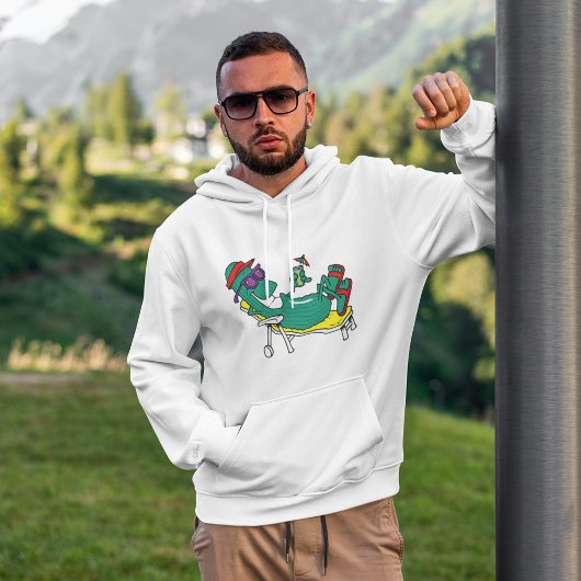 Koel komkommer hoodie