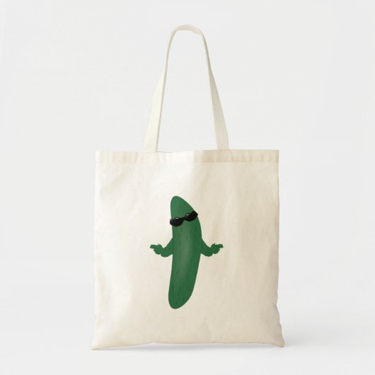Koel komkommer tote bag (Voorkant)