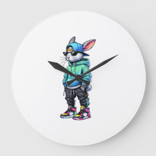 Koel konijn zonnebril Pasen dag voor jongens M Grote Klok