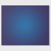Koel korrelig diepblauw vignette-effect cadeaupapier (Vlak)