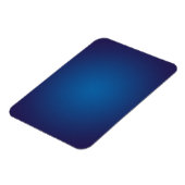 Koel korrelig diepblauw vignette-effect magneet (Linkerzijde)