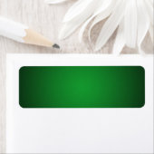 Koel korrelig groen-zwart vignetteffect etiket (Insitu)